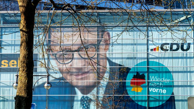 Das Konrad-Adenauer-Haus in Berlin. Auch hier hofft man bis zum Wahltag am 23. Februar auf gute, möglichst sogar bessere Umfragen.