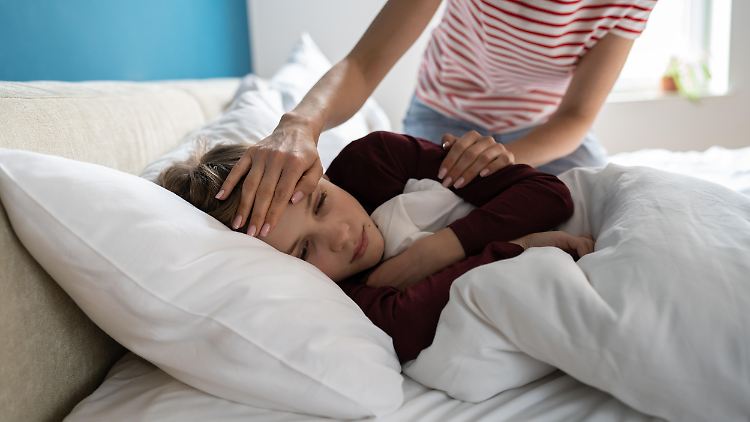 Wenn Kinder in kurzer Zeit krank sind, handelt es sich meistens um die Grippe. 