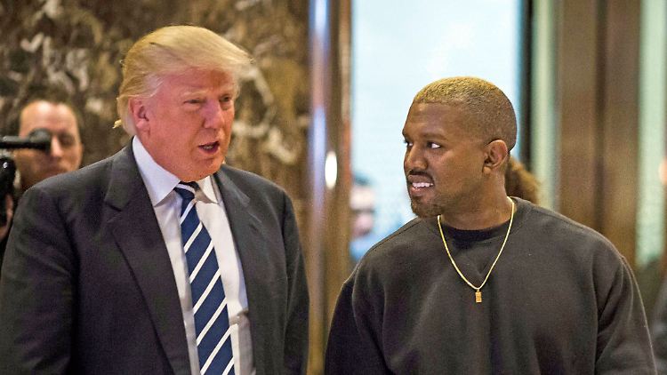 Es ist nicht bekannt, ob US-Präsident Donald Trump (l.) und Rapper Kanye West auch heute  noch Bros sind.