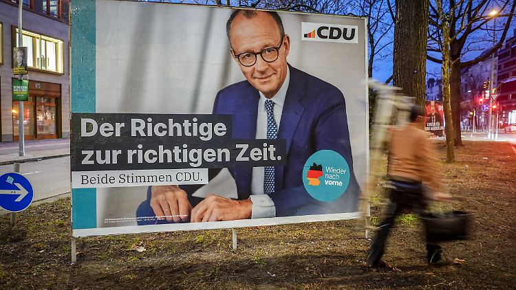 "Ambitioniert": Als künftiger Kanzler würde Merz aufs Tempo drücken.  