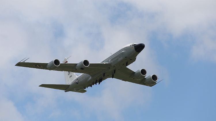 Nach Angaben der Luftwaffe bieten die Rivet Joints "nahezu in Echtzeit die Möglichkeit, vor Ort Informationen zu sammeln, zu analysieren und zu verbreiten".