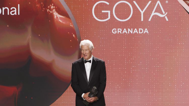 Richard Gere wurde bei den Goya-Filmpreisen für sein Lebenswerk ausgezeichnet.
