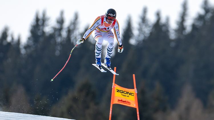 Romed Baumann fuhr bei der WM-Abfahrt hinterher.