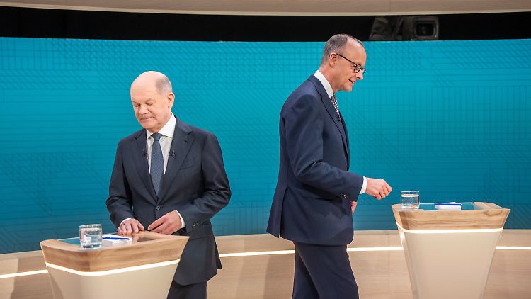 Rangieren beim Politiker-Ranking nun beide im Mittelfeld: Olaf Scholz und Friedrich Merz