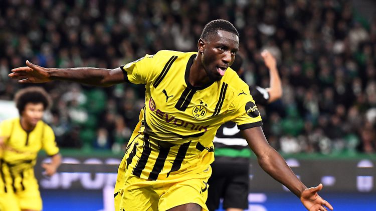 Serhou Guirassy traf zum 1:0 für den BVB.