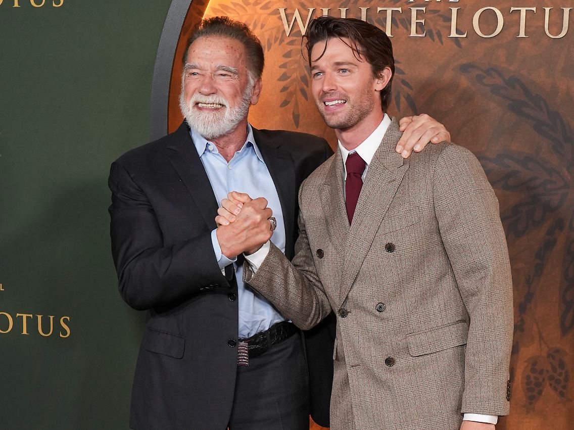 Arnie dreht gerade selbst einen Film .