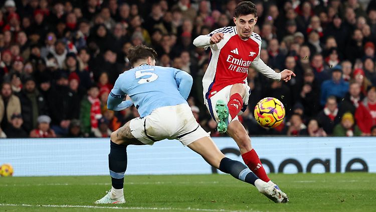 Kai Havertz im Spiel gegen Manchester City.