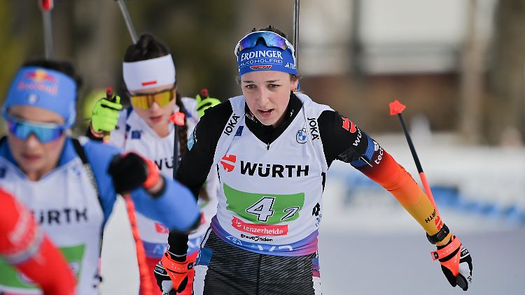 Franziska gewann mit der Mixed-Staffel die Bronzemedaille bei der WM.
