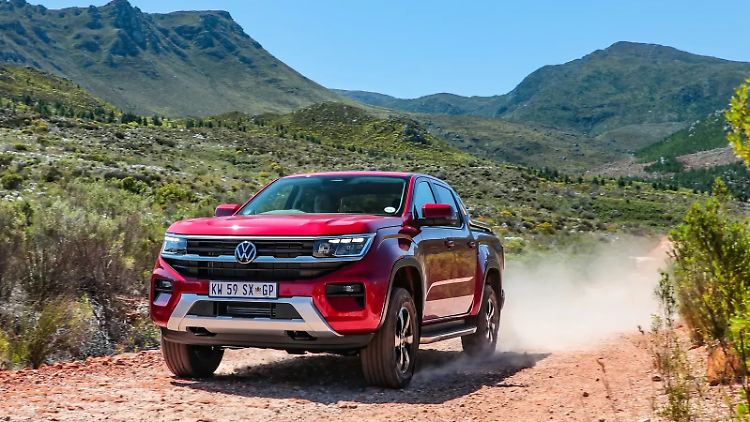 In hiesigen Gefilden ist der VW Amarok nicht allzu oft sichtbar. Mancher Handwerksbetrieb nutzt ihn allerdings gern für Transportaufgaben.