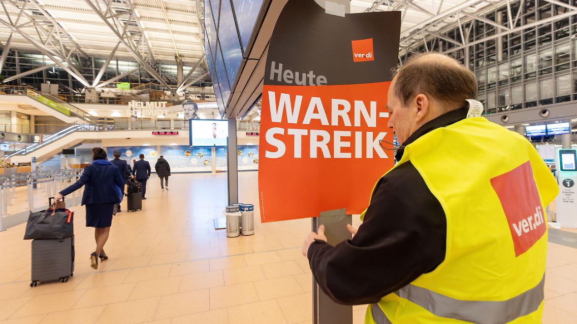 Viele Kräfte legen ihre Arbeit nieder, aber Reisende spüren nicht viel davon.