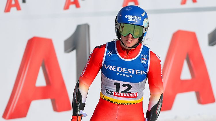 Camille Rast wurde durch das Erbrechen ihrer Kontrahentin völlig aus dem Konzept gebracht.