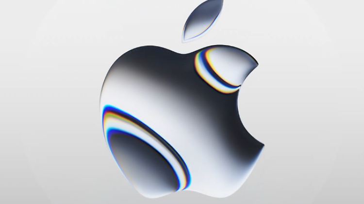 Mit diesem Apple-Logo kündigt Tim Cook das "neue Familienmitglied" an.