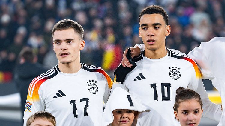 Die beiden besten deutschen Fußballer: Florian Wirtz und Jamal Musiala.