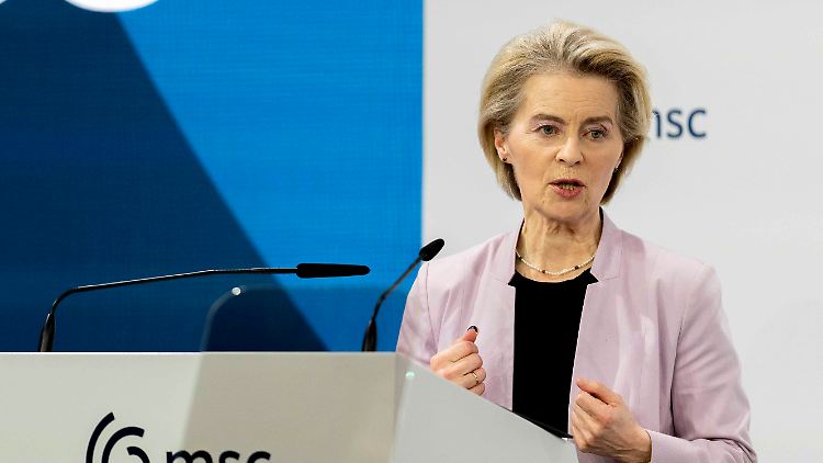 Europa müsse sich mit Tempo verändern, mahnt von der Leyen.