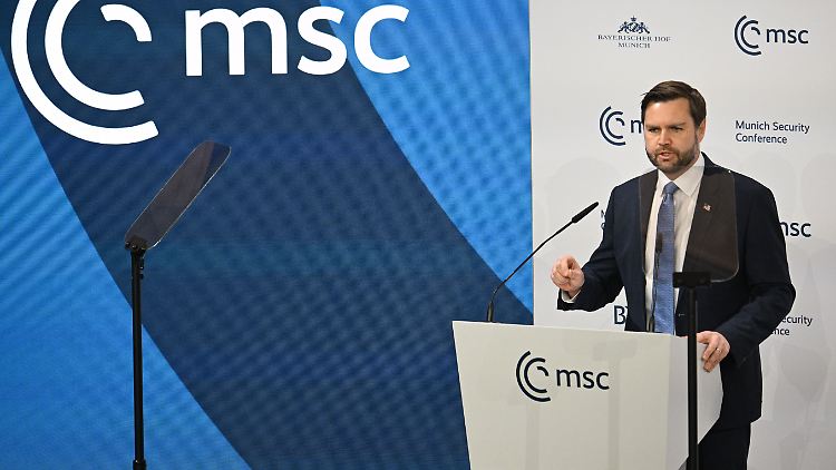 US-Vizepräsident behauptete in seiner Rede auf der Münchner Sicherheitskonferenz, die Demokratie in Europa sei in Gefahr.