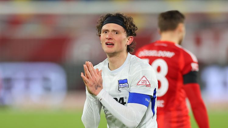 Herthas Fabian Reese konnte das Blatt nicht wenden.