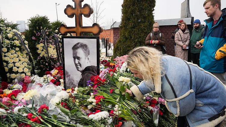 Alexej Nawalny wurde in Moskau beerdigt.