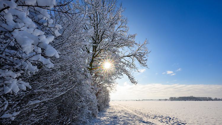 Das Hoch Finja sorgt deutschlandweit für eiskalte Temperaturen und viel Sonne.