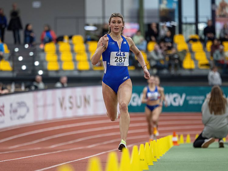 Johanna Martin lief bei den Deutschen Jugend-Hallenmeisterschaften an diesem Wochenende U20-Europarekord über 400 Meter.