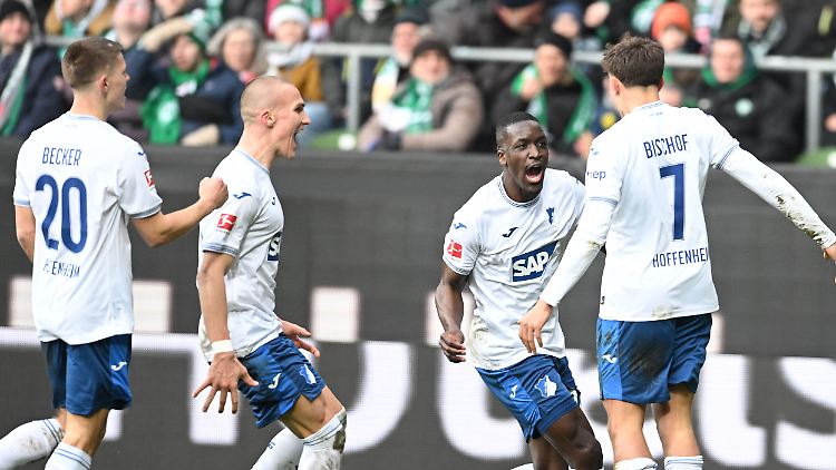 Die TSG Hoffenheim hatte viel Grund zur Freude.