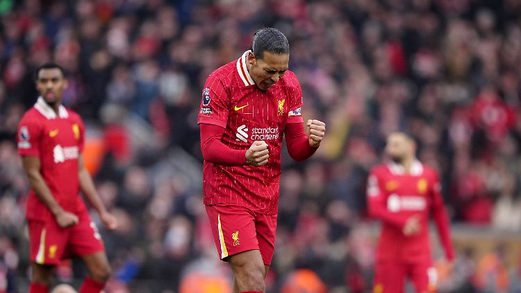 Virgil van Dijk war erleichtert.