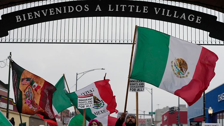 In Little Village in Chicago leben viele Mexikaner, die Angst vor einer Abschiebung haben.