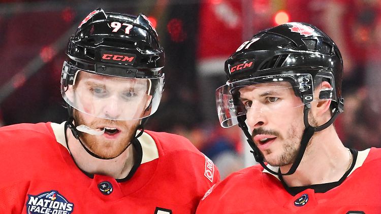 Die Superstars Conor McDavid und Sidney Crosby führen Kanada ins Finale.
