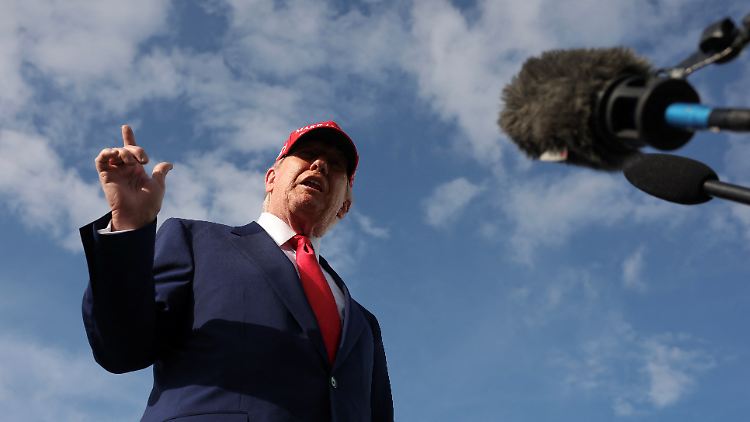Donald Trump sieht sich als "Zoll-Mann".
