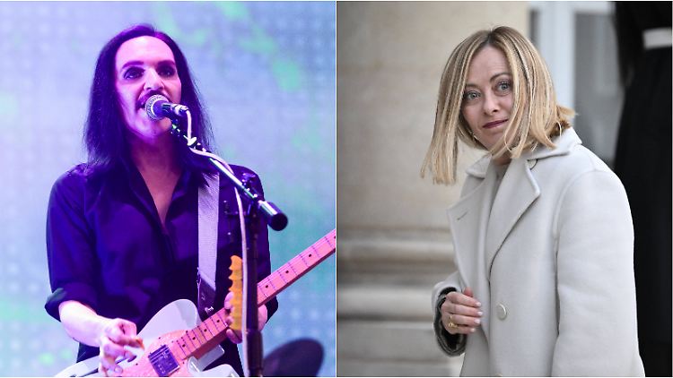 Placebo-Sänger Brian Molko hält nichts von Giorgia Meloni.