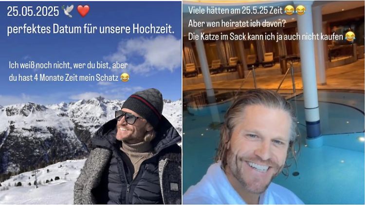 Das Hochzeitsdatum steht, jetzt fehlt nur noch Paul Jankes "Schatz".