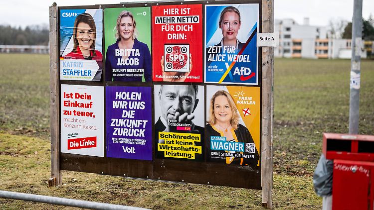 Insgesamt nehmen 29 Parteien an der Bundestagswahl teil.