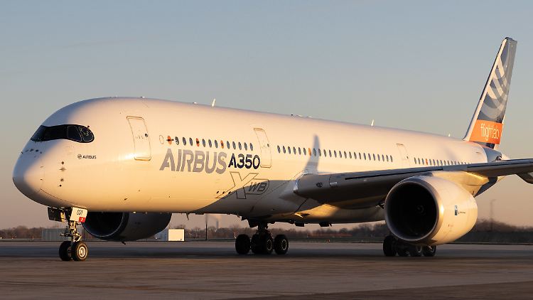Die Auslieferungen des A350 sollen bis 2028 verdoppelt werden.