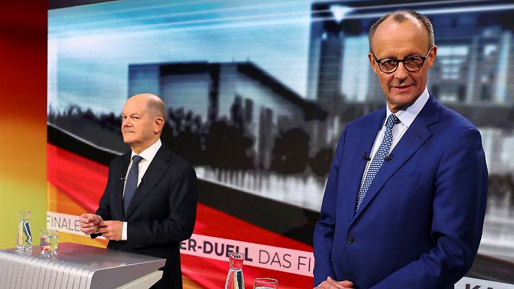 Anders als Merz schließt Scholz eine Erhöhung aus.