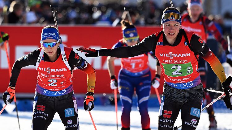 Starkes Team: Franziska Preuß und Justus Strelow.