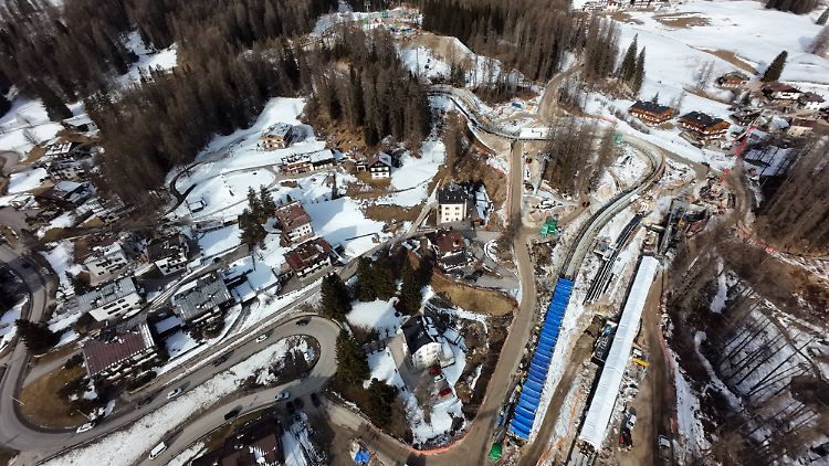 Die Baustelle im Norden Italiens.