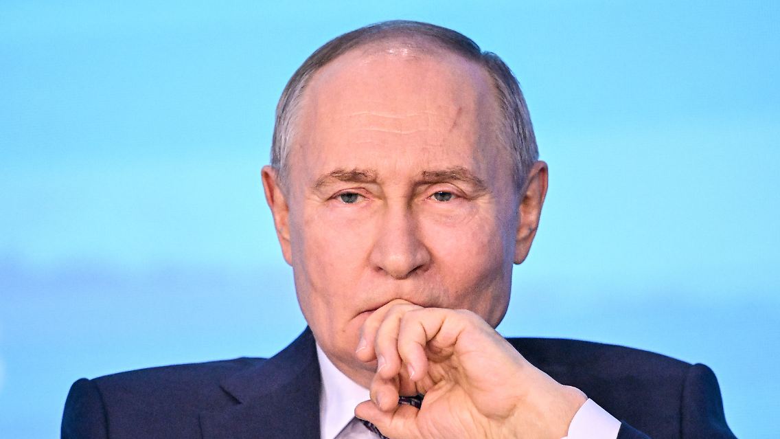 Putin auf dem "Future Technologies Forum" in Moskau.