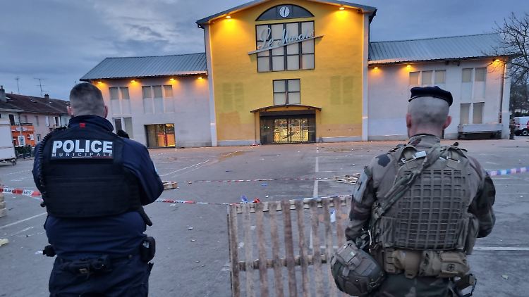 Auf diesem Marktplatz in Mulhouse kam es zur tödlichen Messerattacke.