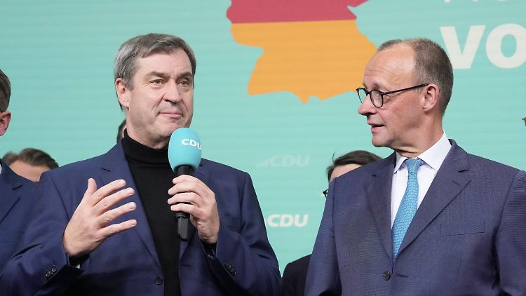 Söder bleibt an der Seite von Merz.