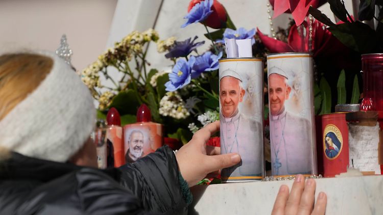 Der Papst bittet, "für mich zu beten".