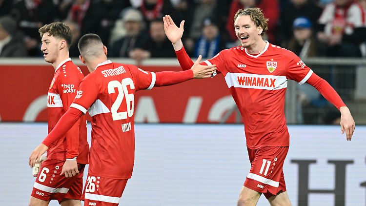 Die Freude von Nick Woltemade über sein 1:0 währte lang, aber nicht bis zum Abpfiff.