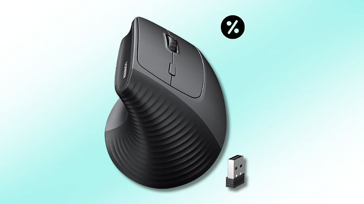 Mausarm? Muss nicht sein. Eine ergonomische Maus entlastet das Handgelenk.