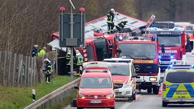 Die A2 bei Hamm wurde gesperrt