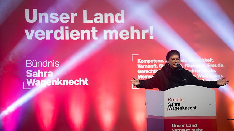 Sahra Wagenknecht hätte für das BSW auch gern mehr gehabt - mehr Prozentpunkte.