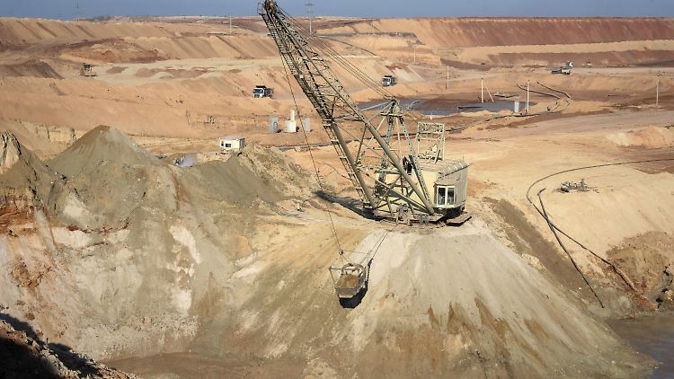 Im Visier der Großmächte: Ilmenit-Tagebau in der Zentral-Ukraine.