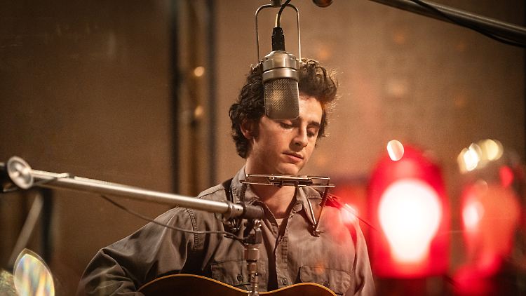 Über fünf Jahre hat sich Timothée Chalamet auf die Rolle des Bob Dylan vorbereitet.