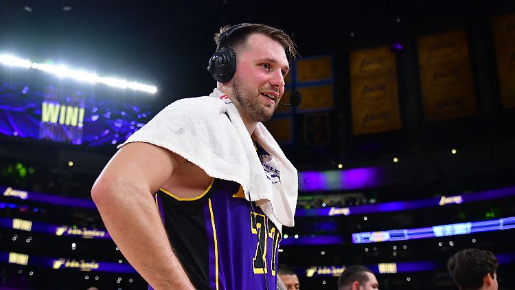 Luka Doncic kehrte nach Dallas zurück und legte bärenstarke Zahlen auf.