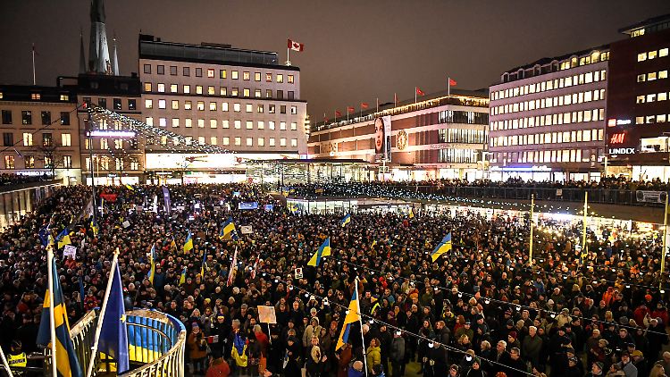 Der Sergels Torg am vergangenen Montag.