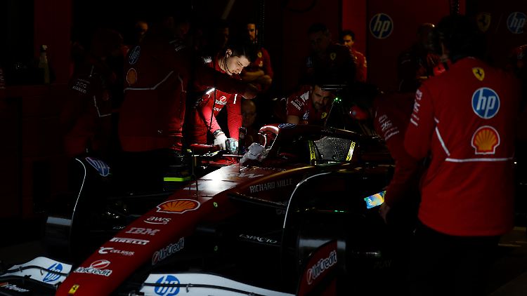 Auch bei Ferrari war es dunkel.