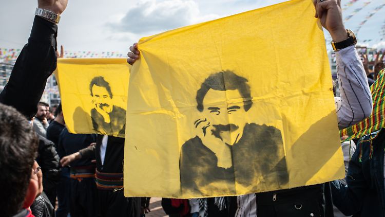 Für den inhaftierten PKK-Anführer Öcalan hat es in den vergangenen Jahrzehnten immer wieder Solidaritätskundgebungen gegeben.