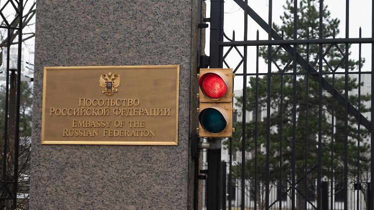Öffnet eventuell schon bald wieder ganz regulär: Die russische Botschaft in Washington.